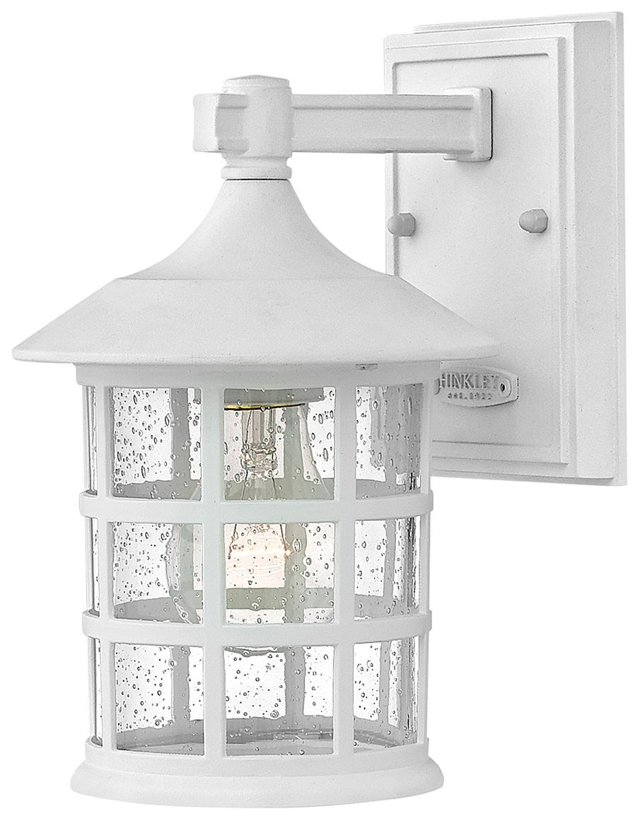 Hinkley Outdoor Freeport Coastal Small Wall Mount 6" Textured White