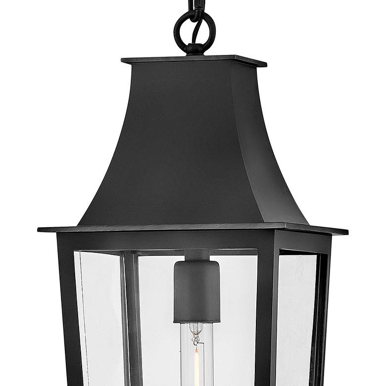 Image 3 Hinkley Outdoor Georgetown Large Hanging Lantern 8.5" Black more views