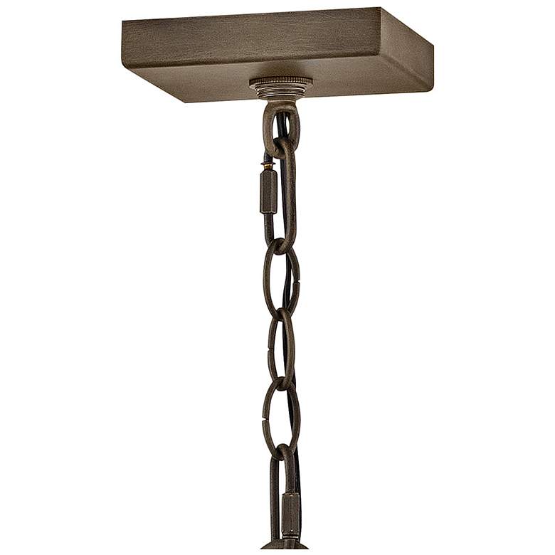 Image 5 Hinkley Outdoor Georgetown Large Hanging Lantern 8.5" Burnished Bronze more views