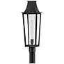 2_Hinkley Outdoor Georgetown Large Post Top Lantern 8.5" Black more views