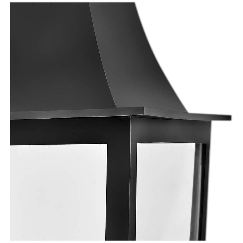 Image 4 Hinkley Outdoor Georgetown Large Post Top Lantern 8.5" Black more views