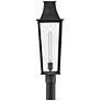 5_Hinkley Outdoor Georgetown Large Post Top Lantern 8.5" Black more views