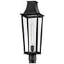 6_Hinkley Outdoor Georgetown Large Post Top Lantern 8.5" Black more views