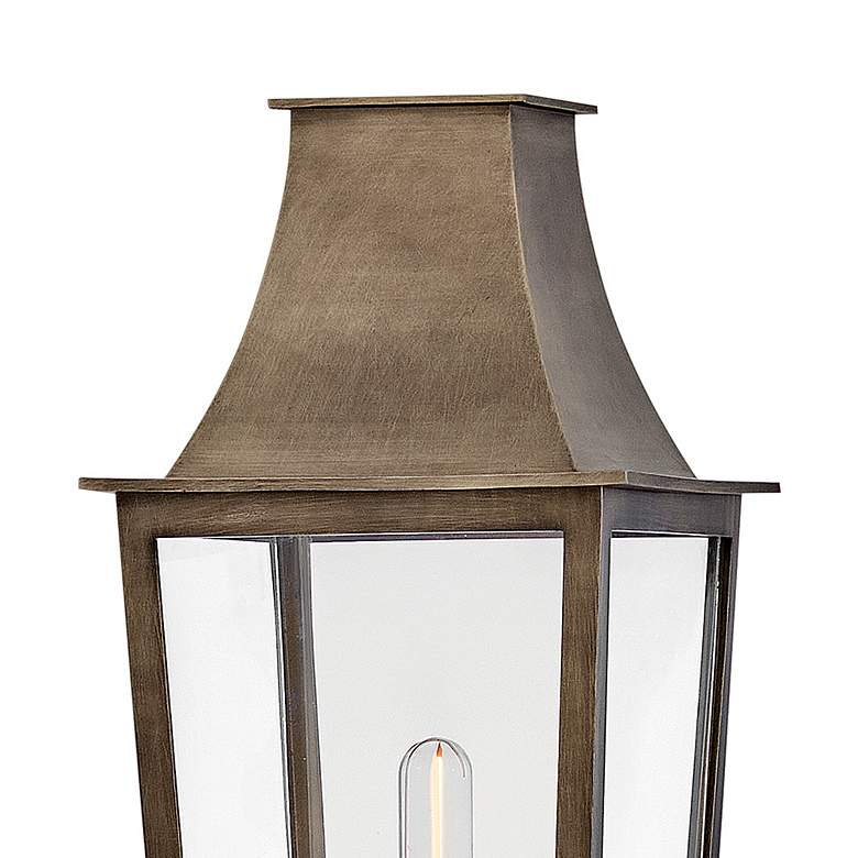 Image 4 Hinkley Outdoor Georgetown Large Post Top Lantern 8.5" Burnished Bronz more views