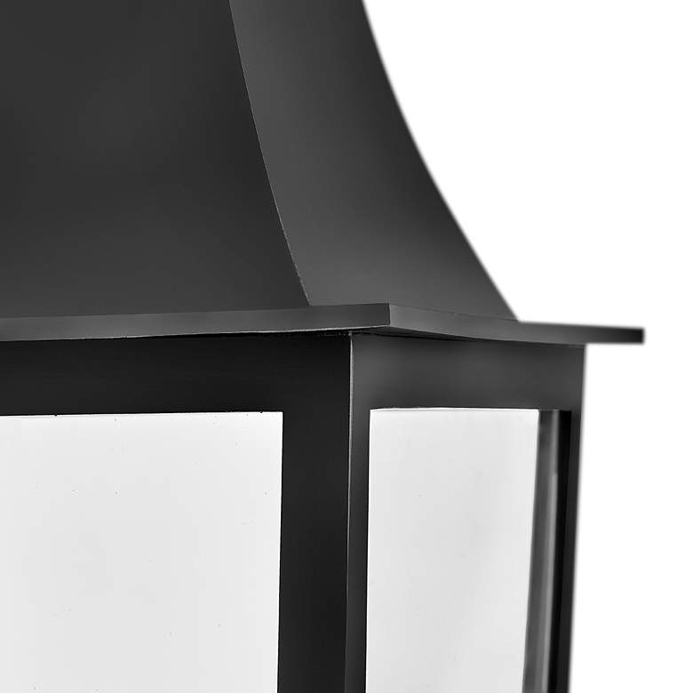 Image 4 Hinkley Outdoor Georgetown Large Wall Mount Lantern 8.5" Black more views