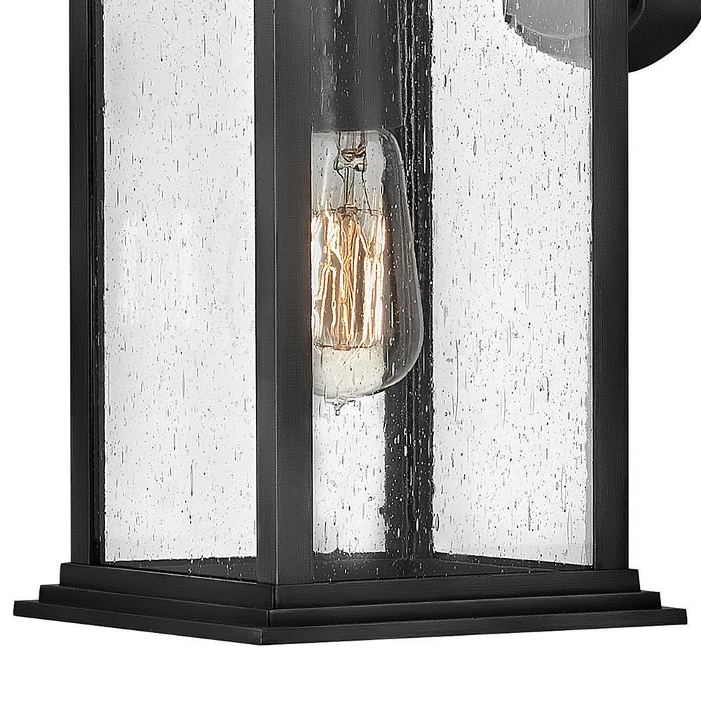 Image 4 Hinkley Outdoor Grant Medium Wall Mount Lantern 16.75" Textured Black more views