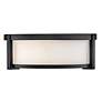 5_Hinkley Outdoor Lowell Small Flush Mount 13" Black more views