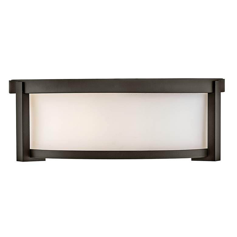 Image 5 Hinkley Outdoor Lowell Small Flush Mount 13" Oil Rubbed Bronze more views