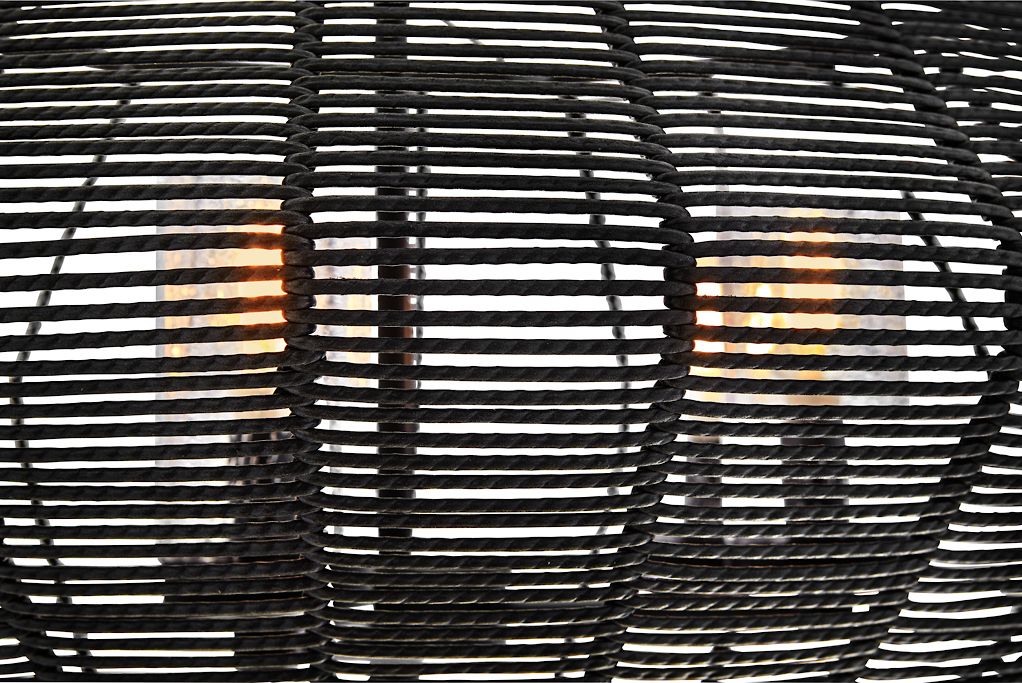 Image 7 Hinkley Outdoor Luca Medium Single Tier Chandelier 28" Black more views