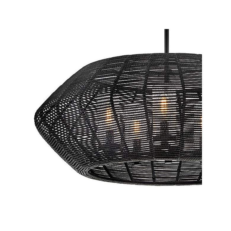 Image 2 Hinkley Outdoor Luca Medium Single Tier Chandelier Black more views