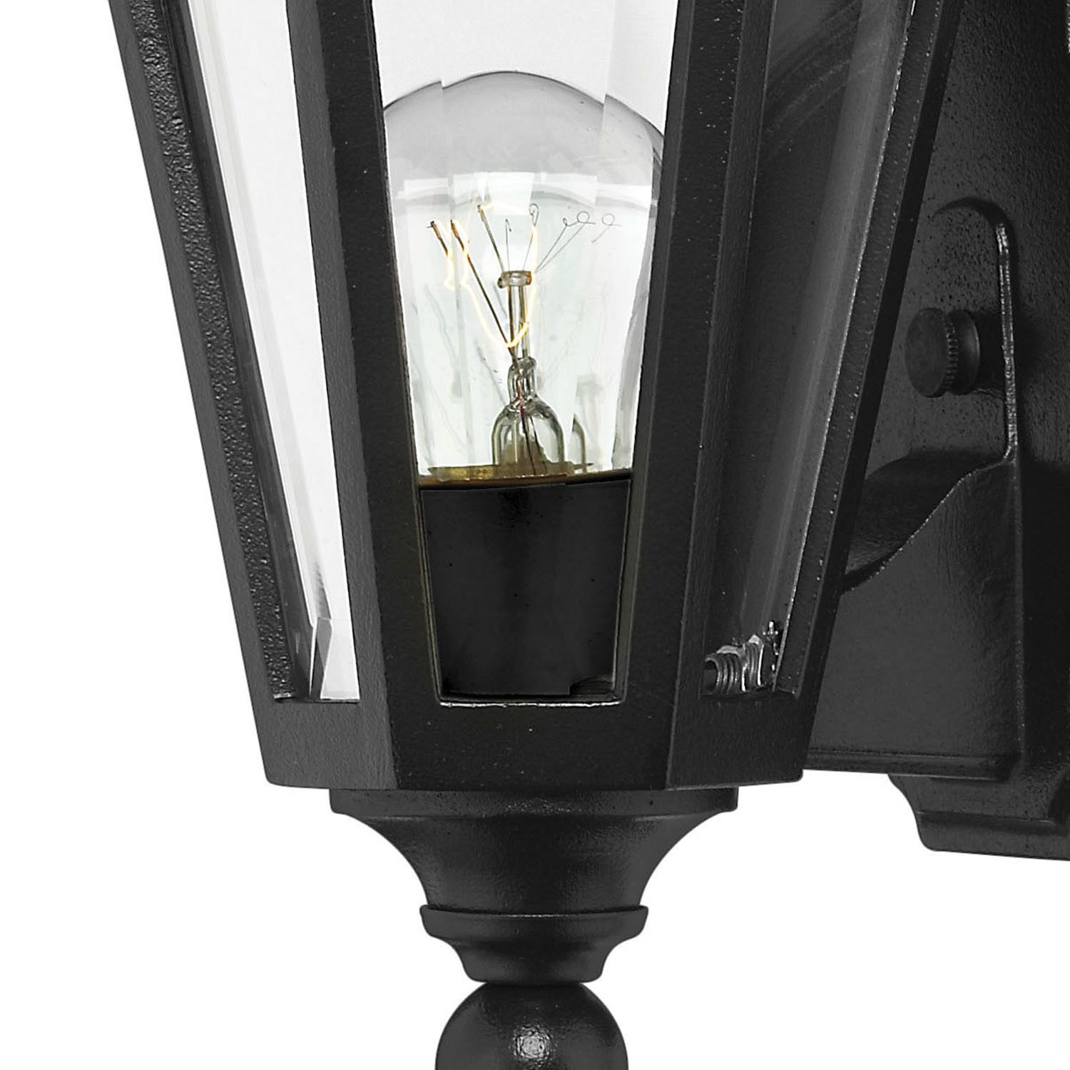 Image 3 Hinkley Outdoor Manor House Small Wall Mount Lantern 12.5" Black more views