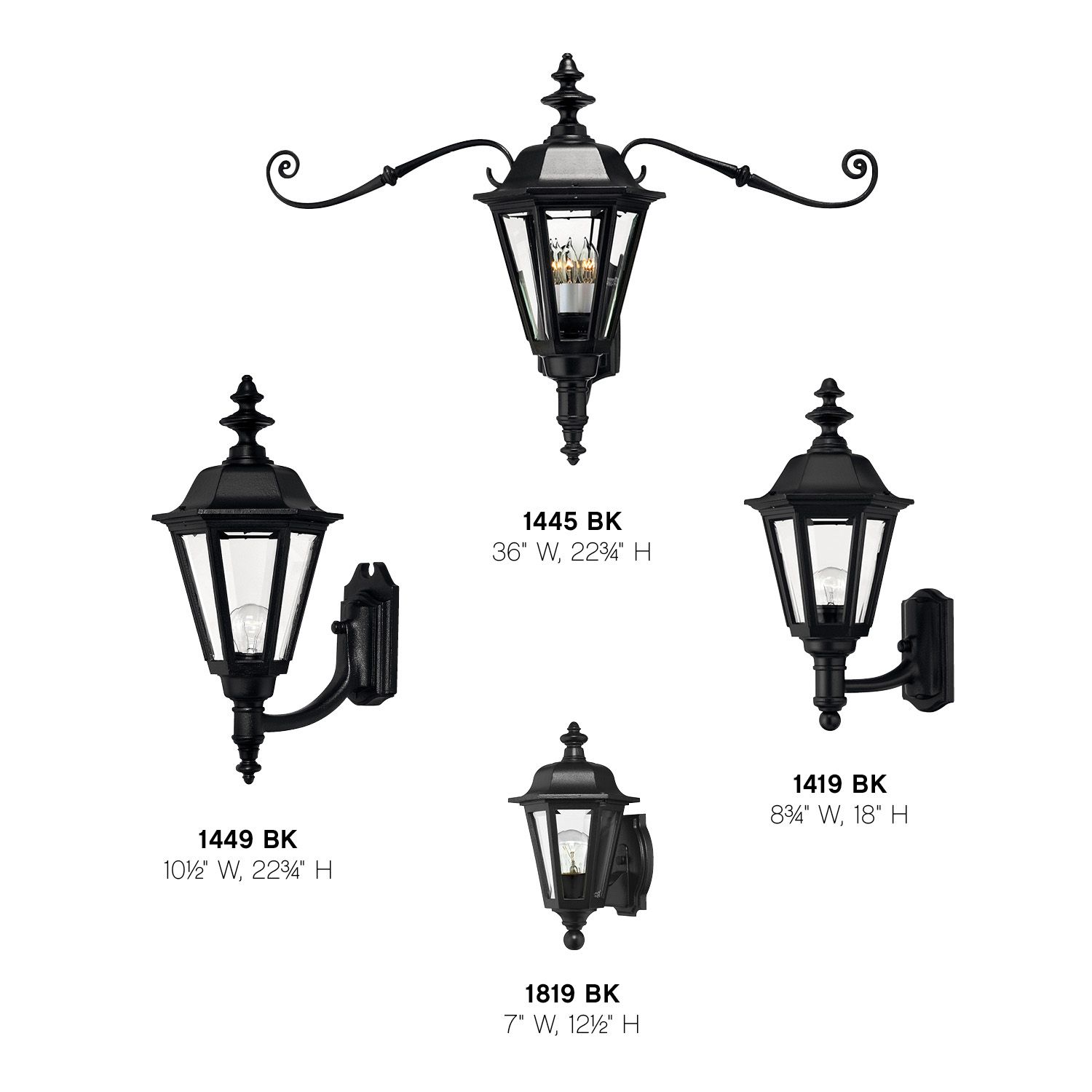 Image 6 Hinkley Outdoor Manor House Small Wall Mount Lantern 12.5" Black more views
