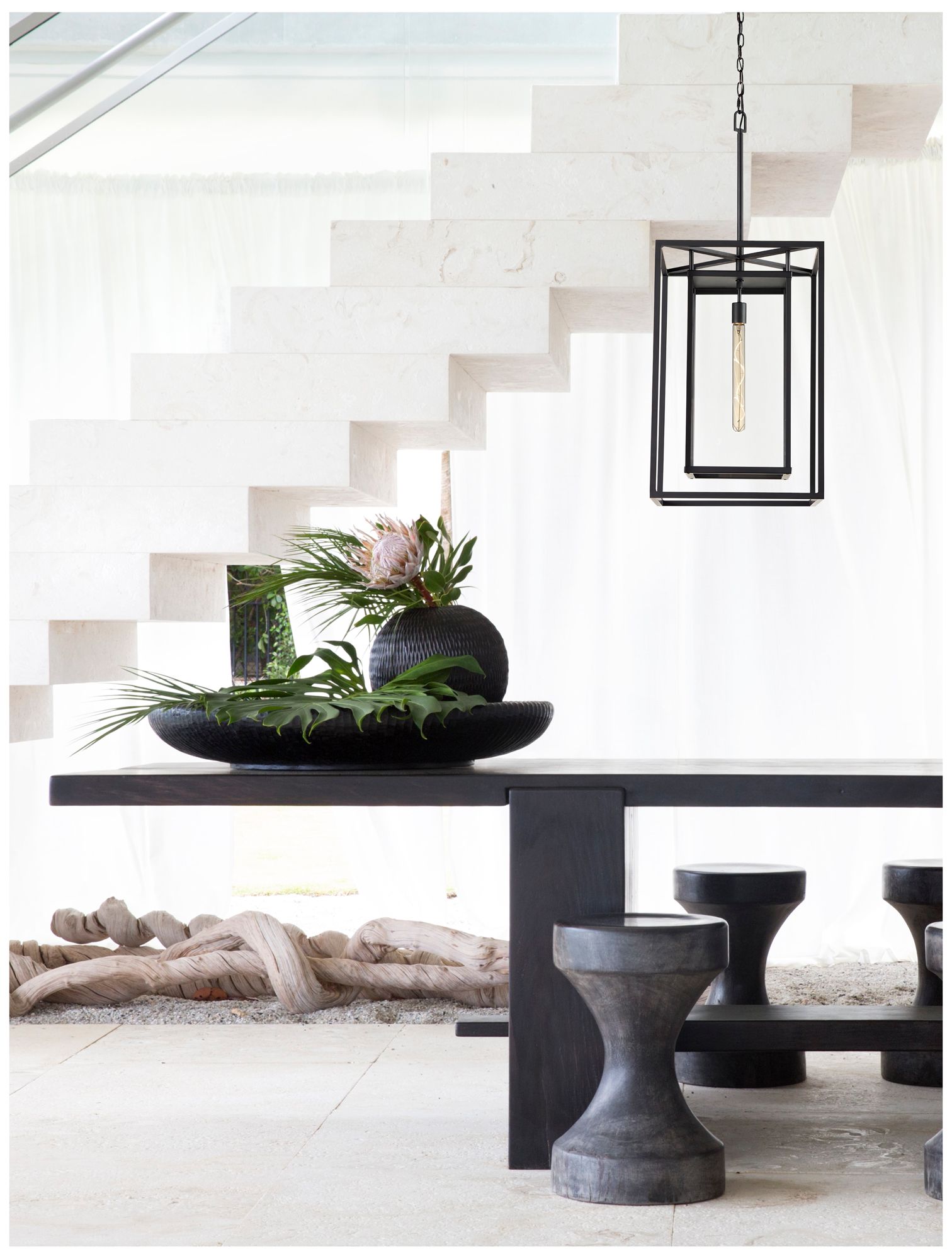 Image 5 Hinkley Outdoor Max Extra Large Hanging Lantern 12V 40.75" Burnished Bronze more views