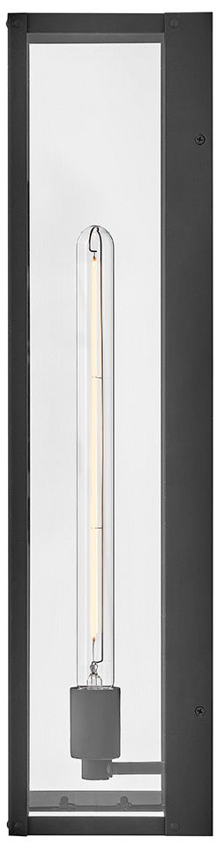 Image 5 Hinkley Outdoor Max Large Wall Mount Lantern 24" Black more views