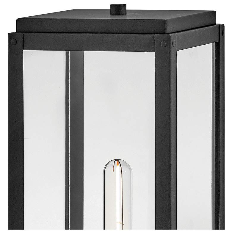 Image 3 Hinkley Outdoor Max Medium Pier Mount Lantern Black more views