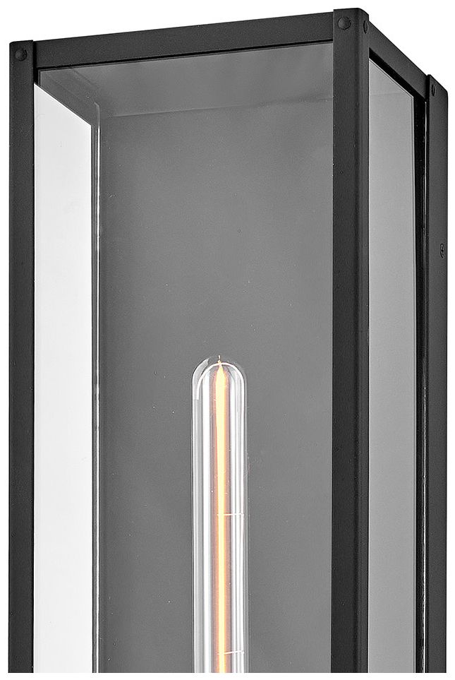 Image 2 Hinkley Outdoor Max Medium Wall Mount Lantern 20" Black more views