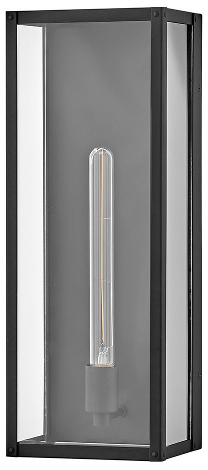 Image 4 Hinkley Outdoor Max Medium Wall Mount Lantern 20" Black more views