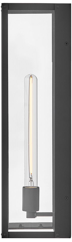 Image 5 Hinkley Outdoor Max Medium Wall Mount Lantern 20" Black more views