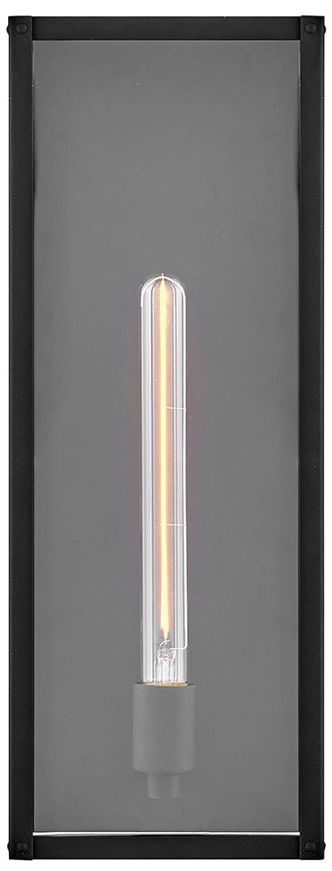 Image 6 Hinkley Outdoor Max Medium Wall Mount Lantern 20" Black more views