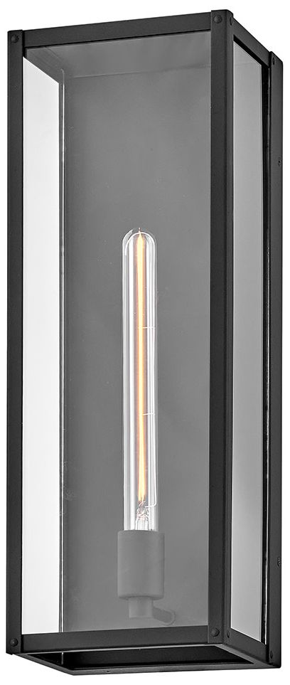 Image 7 Hinkley Outdoor Max Medium Wall Mount Lantern 20" Black more views