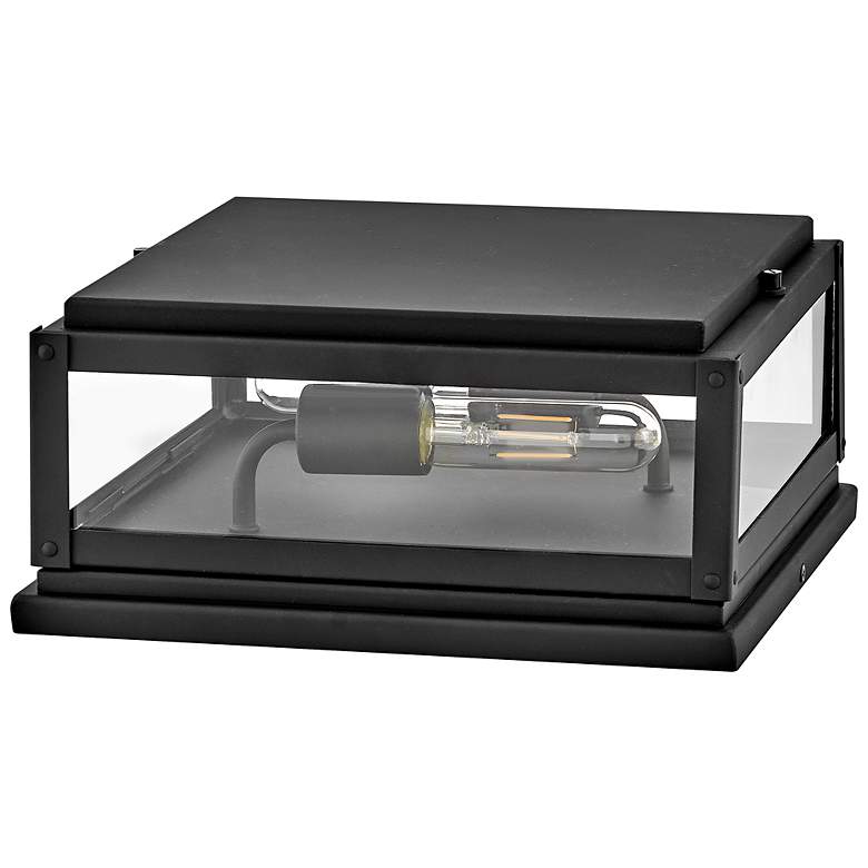 Image 5 Hinkley Outdoor Max Small Pier Mount Lantern Black more views