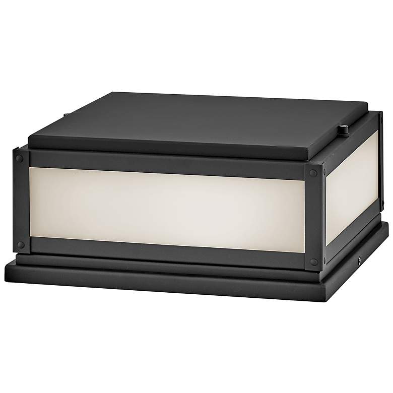 Image 7 Hinkley Outdoor Max Small Pier Mount Lantern Black more views