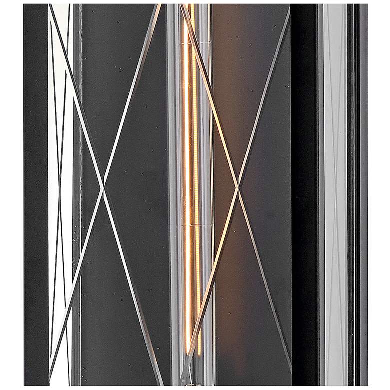 Image 5 Hinkley Outdoor Monte Large Wall Mount Lantern Black more views