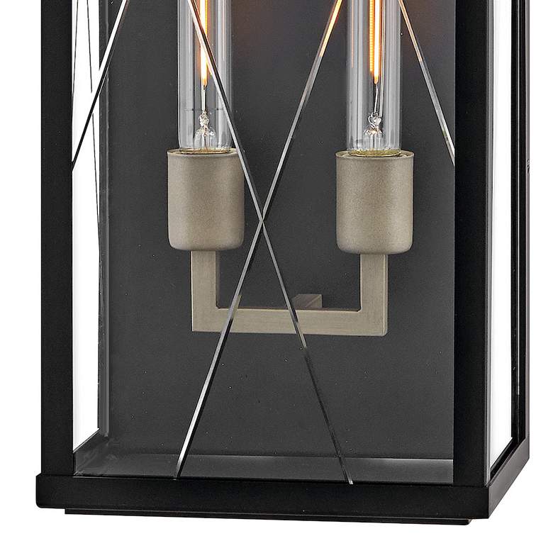 Image 5 Hinkley Outdoor Monte Large Wall Mount Lantern Black more views