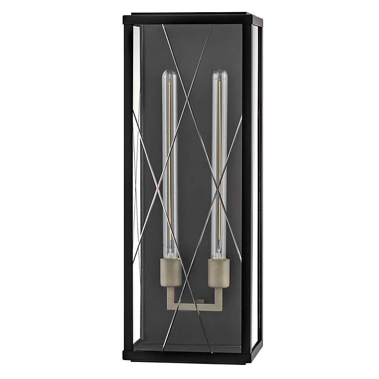Image 6 Hinkley Outdoor Monte Large Wall Mount Lantern Black more views