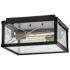 Hinkley Outdoor Monte Small Flush Mount Black