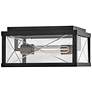 6_Hinkley Outdoor Monte Small Flush Mount Black more views