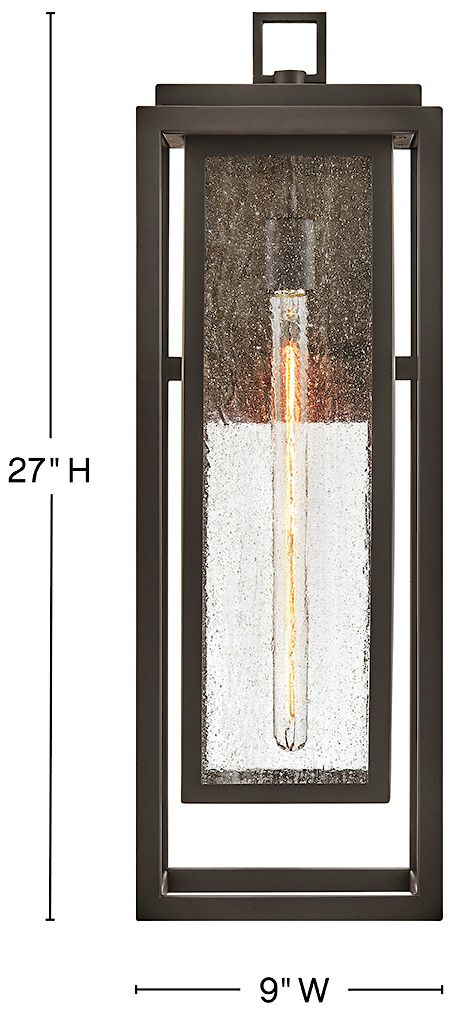 Image 3 Hinkley Outdoor Republic Large Wall Mount Lantern Oil Rubbed Bronze more views