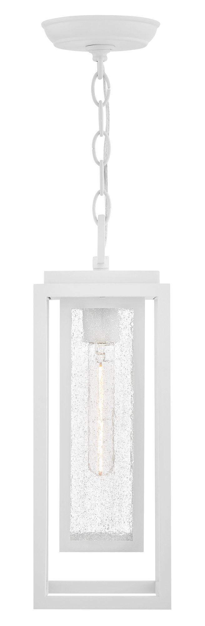 Image 7 Hinkley Outdoor Republic Medium Hanging Lantern 16.75" Textured White more views