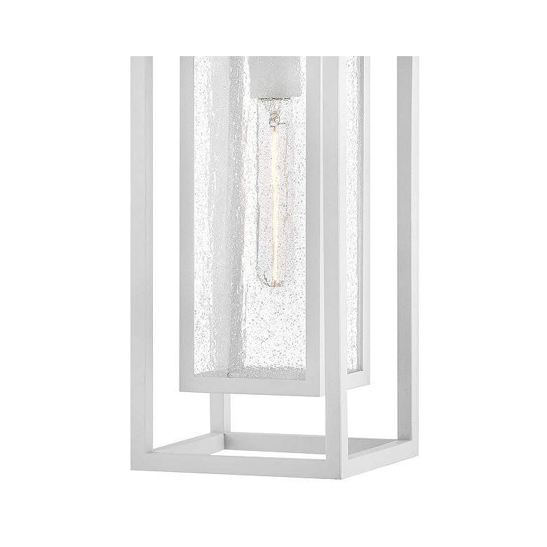 Image 2 Hinkley Outdoor Republic Medium Hanging Lantern Textured White more views