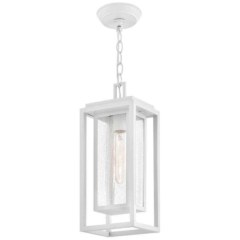 Image 5 Hinkley Outdoor Republic Medium Hanging Lantern Textured White more views