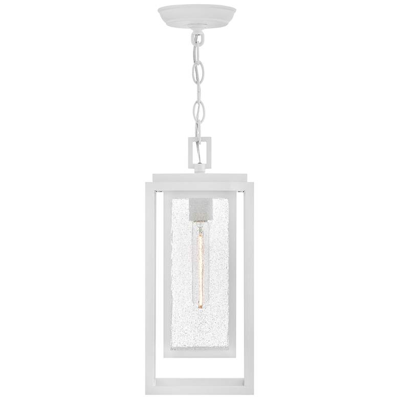 Image 6 Hinkley Outdoor Republic Medium Hanging Lantern Textured White more views