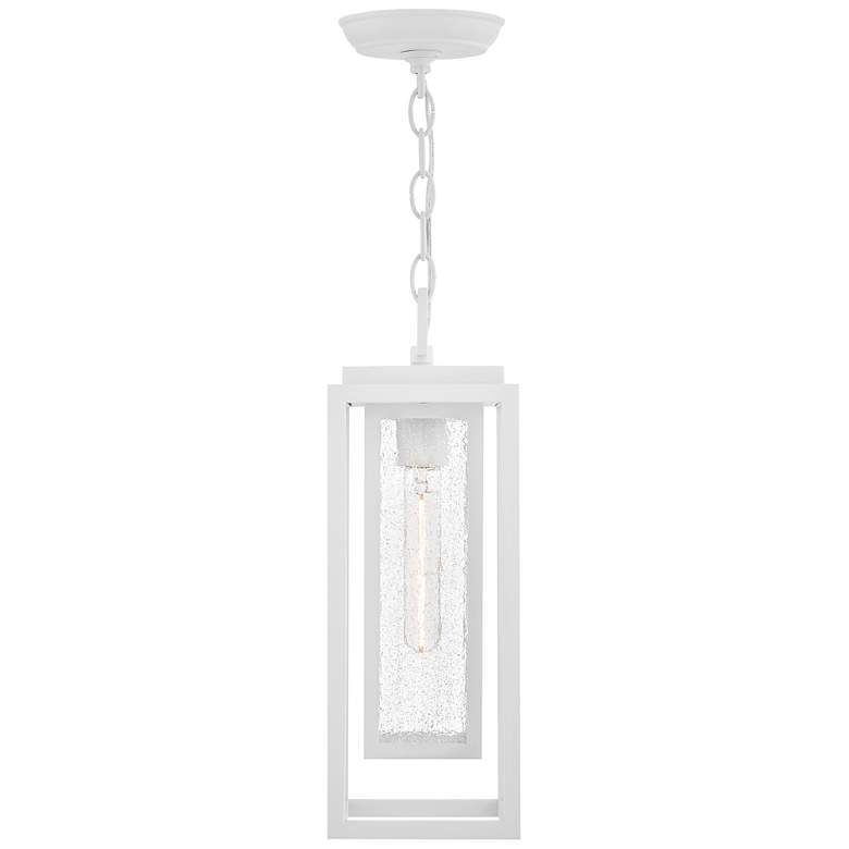 Image 7 Hinkley Outdoor Republic Medium Hanging Lantern Textured White more views