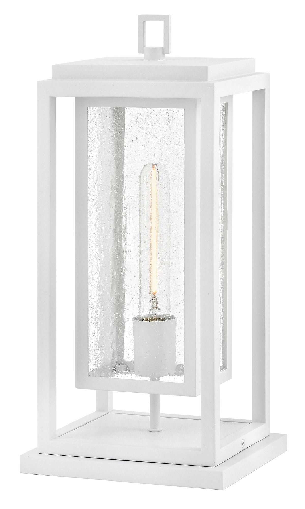 Image 2 Hinkley Outdoor Republic Medium Pier Mount Lantern 12V 16.5" Textured White more views