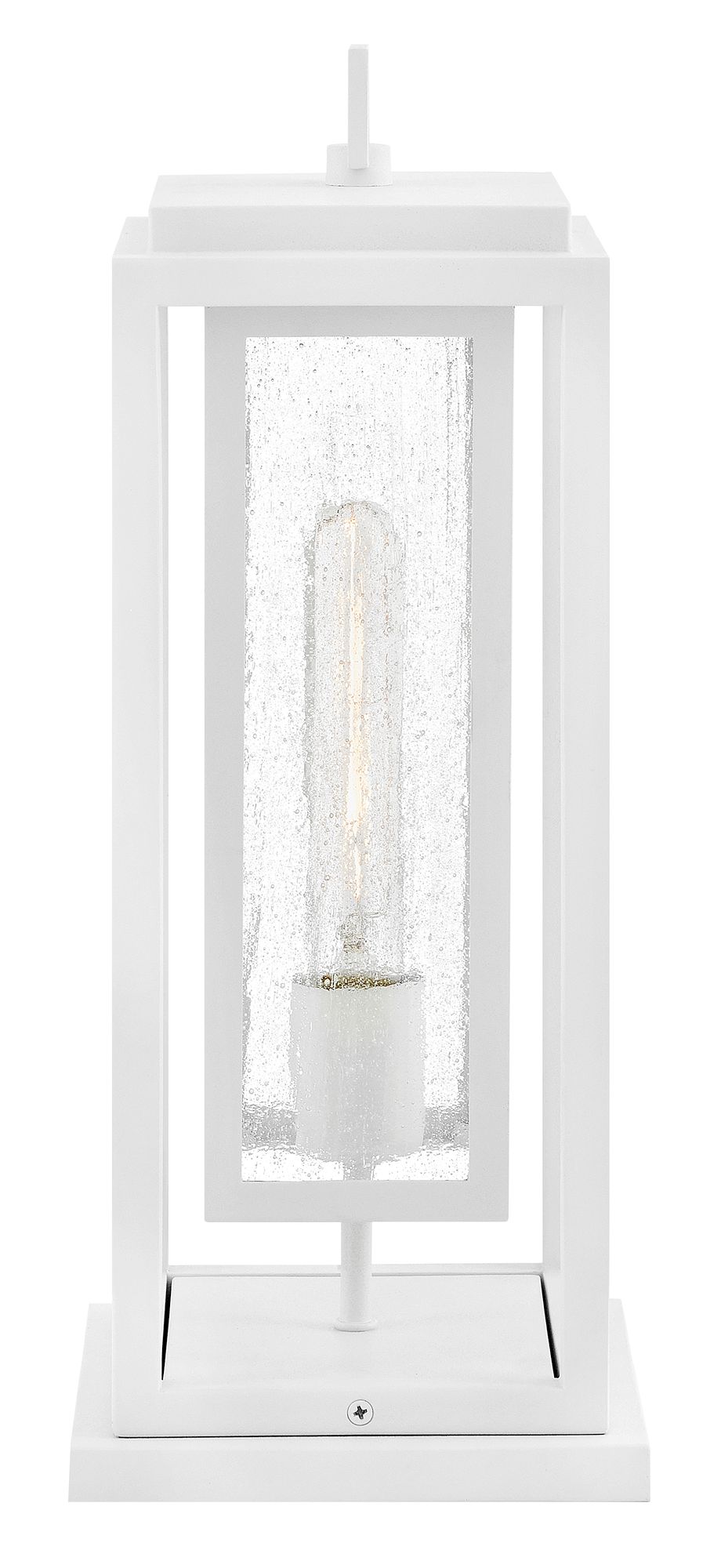 Image 4 Hinkley Outdoor Republic Medium Pier Mount Lantern 12V 16.5" Textured White more views