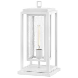 Hinkley Outdoor Republic Medium Pier Mount Lantern Textured White 12V