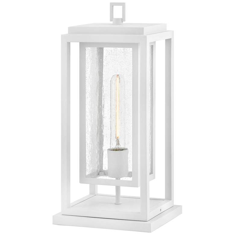 Image 2 Hinkley Outdoor Republic Medium Pier Mount Lantern Textured White more views