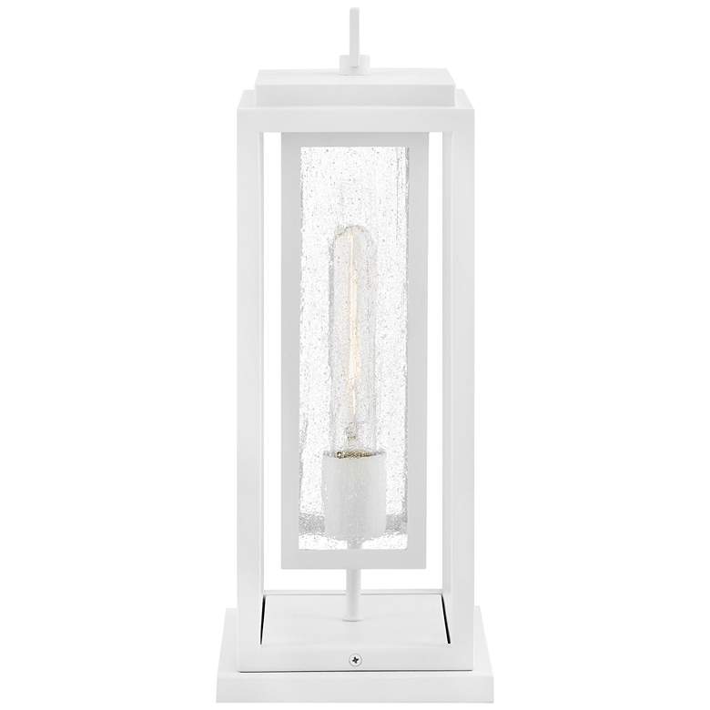 Image 5 Hinkley Outdoor Republic Medium Pier Mount Lantern Textured White more views
