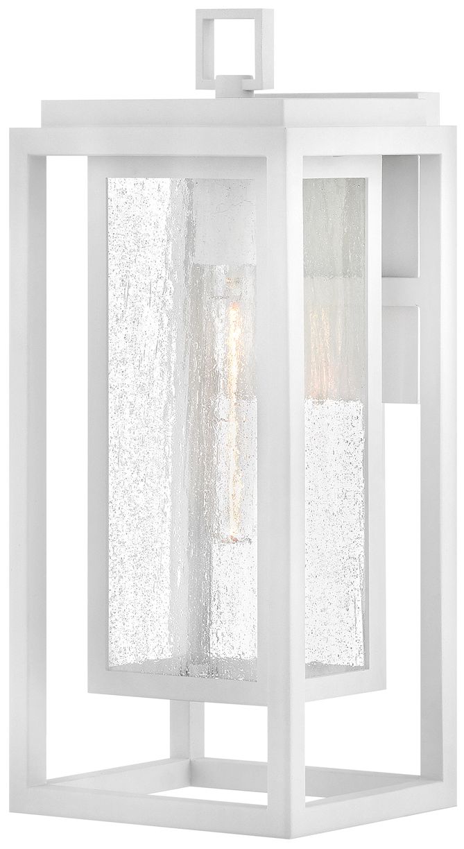 Hinkley Outdoor Republic Medium Wall Mount Lantern 16" Textured White