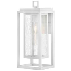 Hinkley Outdoor Republic Medium Wall Mount Lantern Textured White
