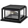 Hinkley Outdoor Republic Small Pier Mount Lantern Black