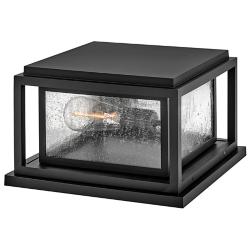 Hinkley Outdoor Republic Small Pier Mount Lantern Black