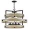 Hinkley Outdoor Riverwood Medium Single Tier Chandelier 28" Warm Bronz