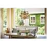 3_Hinkley Outdoor Riverwood Medium Single Tier Chandelier 28" Warm Bronz more views