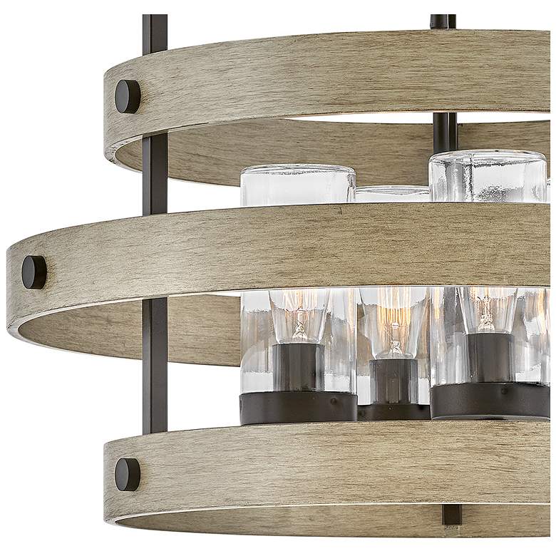 Image 6 Hinkley Outdoor Riverwood Medium Single Tier Chandelier 28" Warm Bronz more views