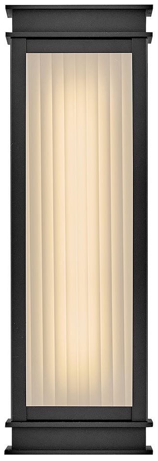 Image 5 Hinkley Outdoor Rockwell Medium Wall Mount Lantern 18" Textured Black more views